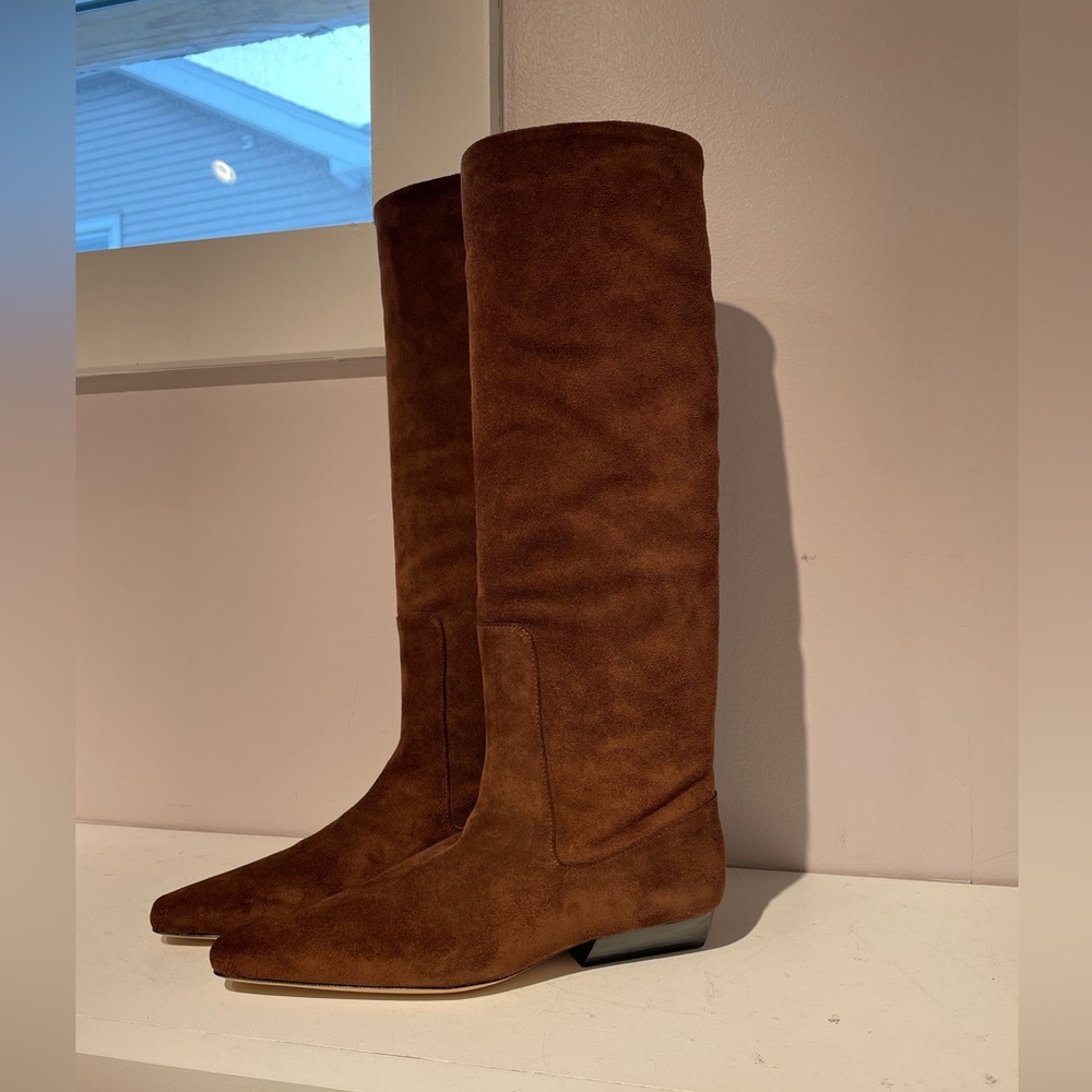 BAND NEW: Staud tall brown boots